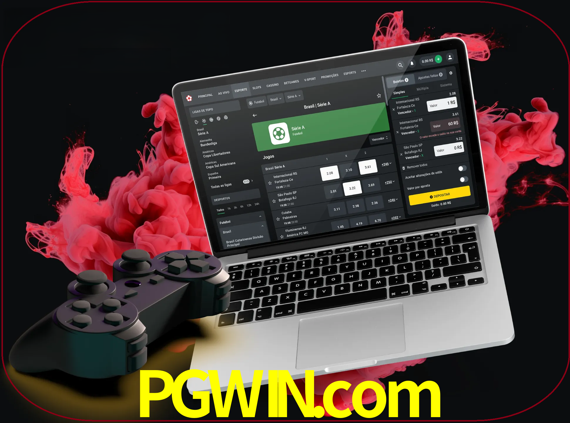 Visite a secção especial de jogos de vídeo em pgwin para descobrir em que jogos pode apostar e ganhar muito dinheiro.