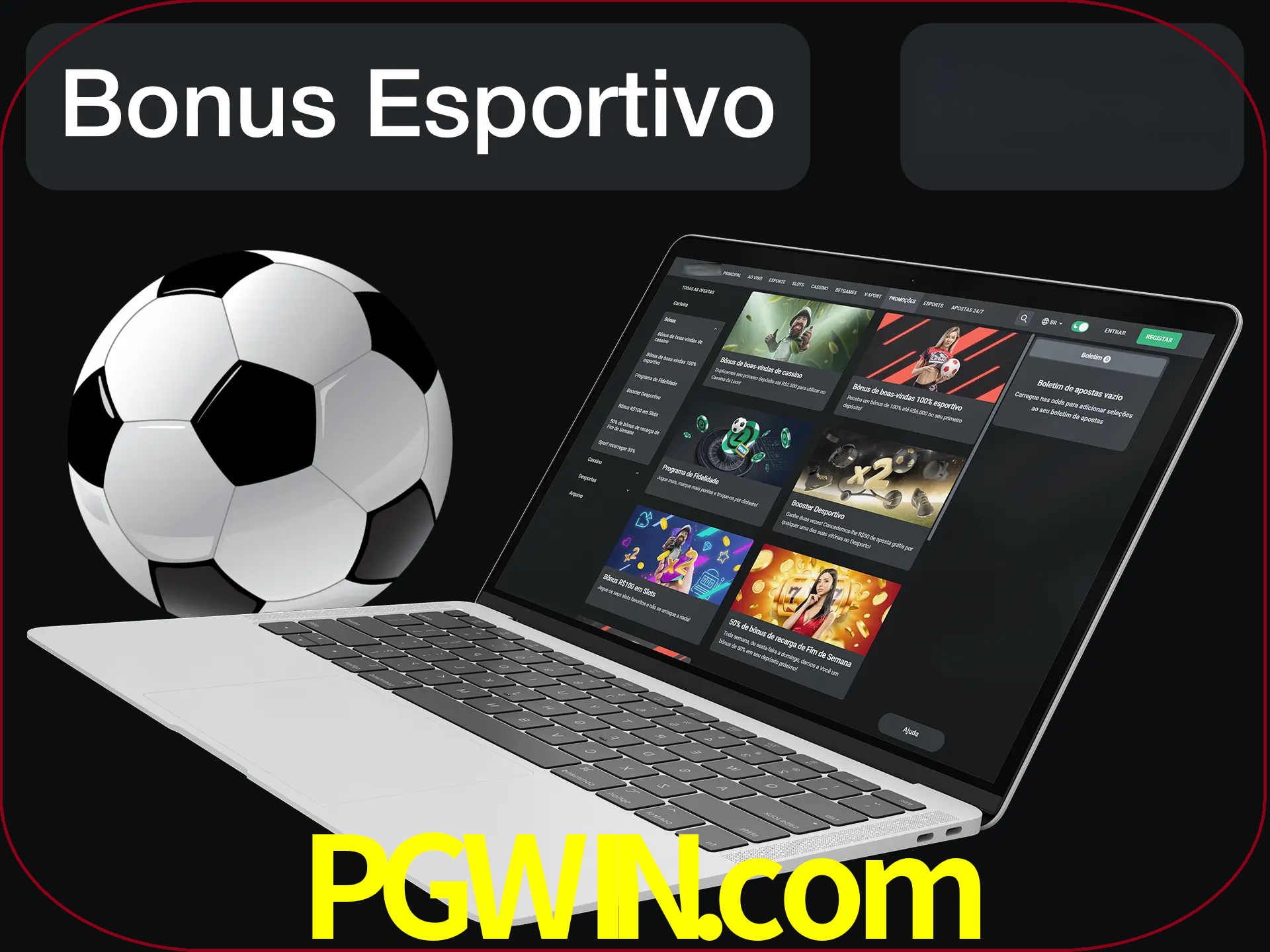 Antes de começar a apostar, use o bônus esportivo.